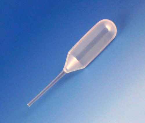 Transfer Pipet, 1.3 mL, Fine Tip, 51 mm, 4000/CS (8 Dispenser Boxes of 500), Globe Scientific, 134010