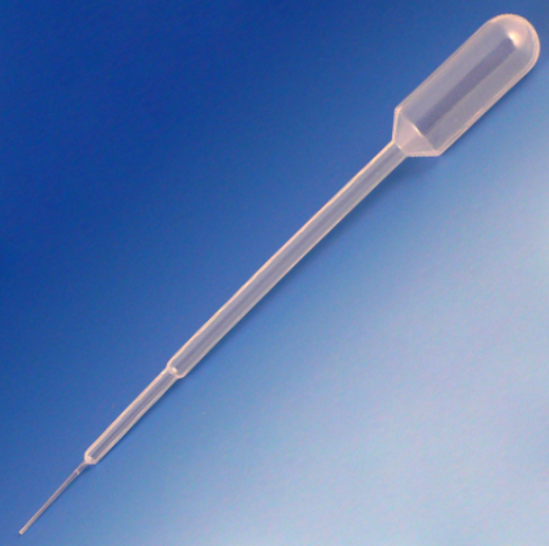 Transfer Pipet, 5 mL, Fine Tip, 153 mm, 2000/CS (8 Dispenser Boxes of 250), Globe Scientific, 134070