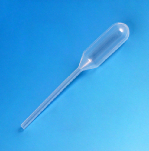 Transfer Pipet, 1.2 mL, General Purpose, 65 mm, 500/Dispenser PK, Globe Scientific, 138040-500