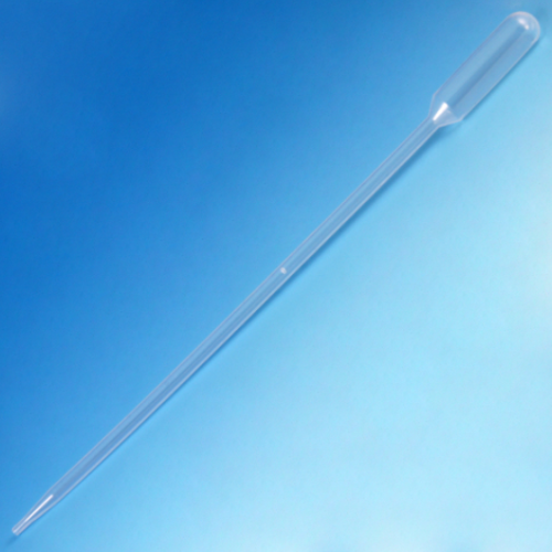 Transfer Pipet, 6.0 mL, Extra Long, 225 mm (9 Inches Long), STERILE, Individually Wrapped, 400/CS (4 PKs of 100), Globe Scientific, 139038