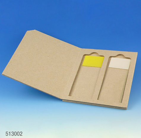 Slide Mailer, Cardboard, for 2 Slides, 1000/CS (20 PKs of 50), Globe Scientific, 513002