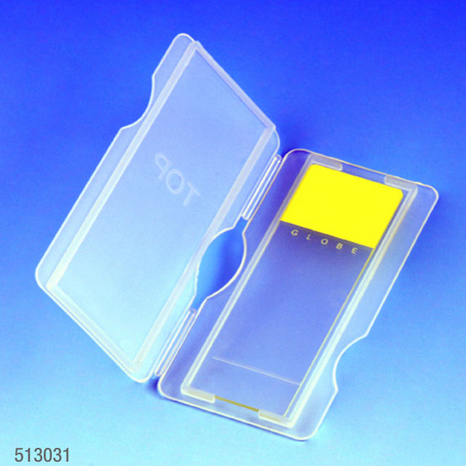 Slide Mailer, Polypropylene, for 1 Slide, Natural, 1000/CS (10 PKs of 100), Globe Scientific, 513031