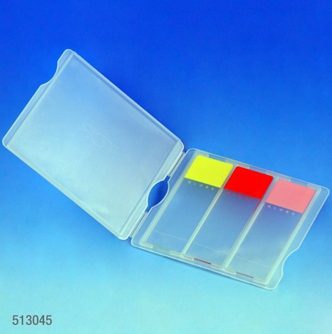 Slide Mailer, Polypropylene, for 3 Slides, Natural, 1000/CS (10 PKs of 100), Globe Scientific, 513045