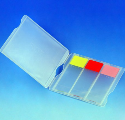 Slide Mailer, Polypropylene, for 3 Slides, Natural, 100/PK, Globe Scientific, 513046