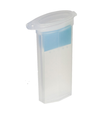 Slide Mailer, Polypropylene, Flip Top, for 2 Slides, Natural, 100/PK, Globe Scientific, 513051