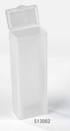 Slide Mailer, Polypropylene, Flip Top, for 5 Slides, Natural, 1000/CS (in 10 PKs of 100), Globe Scientific, 513062