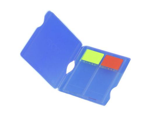 Slide Mailer, Polypropylene, for 2 Slides, Blue, 100/PK, Globe Scientific, 513042B