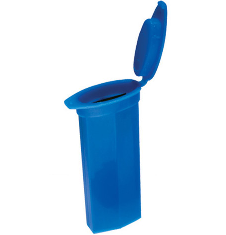 Slide Mailer, Polypropylene, Flip Top, for 2 slides, Blue, 100/PK, Globe Scientific, 513051B