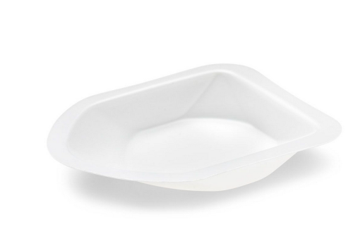 Weighing Boat Vessel, Plastic, with Pour Spout, Antistatic, PS, White/Natural, 240 mL, 3000/CS (12 Bags of 250), Globe Scientific, 3629