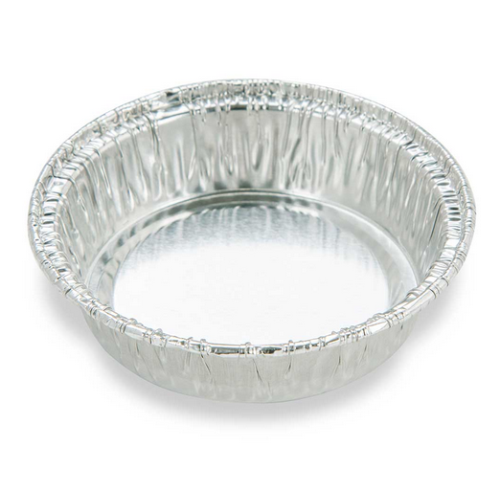 Aluminum Weigh Dish, 51 mm OD, 20 mL, Crimped Side and Curled Lip 2000/CS (20 Bags of 100), Globe Scientific, 8312