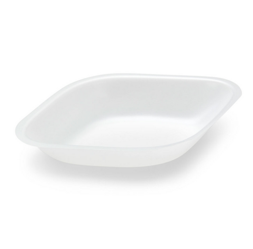 Weight Boat, Diamond Shaped, Antistatic, PS, White, 30 mL, 4000/CS (16 Bags of 250), Globe Scientific, 3614-30
