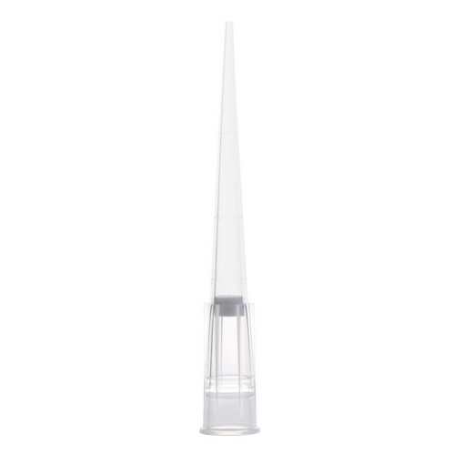 Filter Pipette Tip, 1 - 100 microliter, Certified, Universal, Low Retention, Graduated, 50 mm, Natural, STERILE, 1920/CS (2 Boxes of 10 Racks of 96), Globe Scientific, 150915