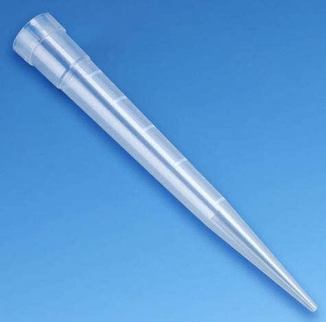 Pipette Tip, 1000 - 5000 microliter (1-5mL), Graduated, Natural, for use with Diamond and Diamond PRO Pipettors, 1000/CS (10 Bags of 100), Globe Scientific, 151260