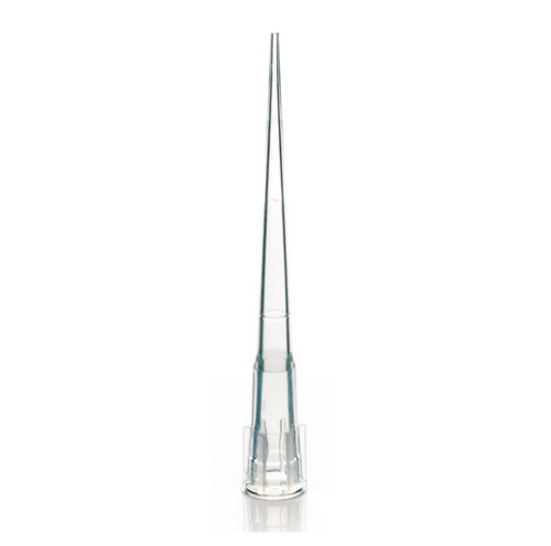 Pipette Tip, 0.1 - 10 microliter XL, Certified, Universal, Low Retention, Graduated, 45 mm, Extended Length, Natural, STERILE, 9600/CS (10 Boxes of 10 Refill Plates of 96), Globe Scientific, 150035RFS