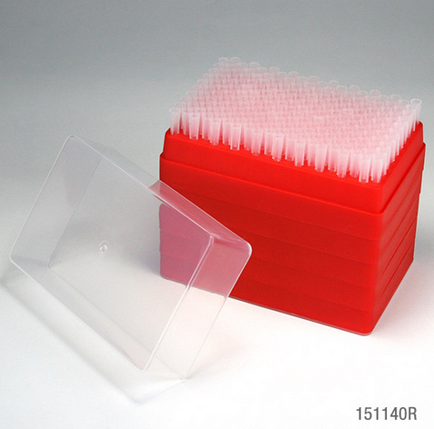 Pipette Tip, 1 - 200 microliter, Natural, for use with MLA, 10000/CS (10 Boxes of 5 Stack Racks of 200), Globe Scientific, 151140R