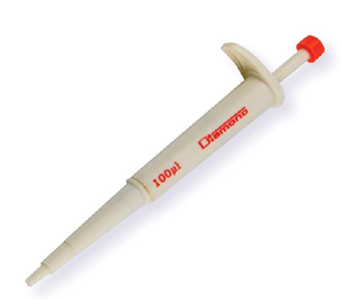 Pipette, Diamond Jr., 100 microliter, Orange, Autoclavable, Globe Scientific, 3322-100