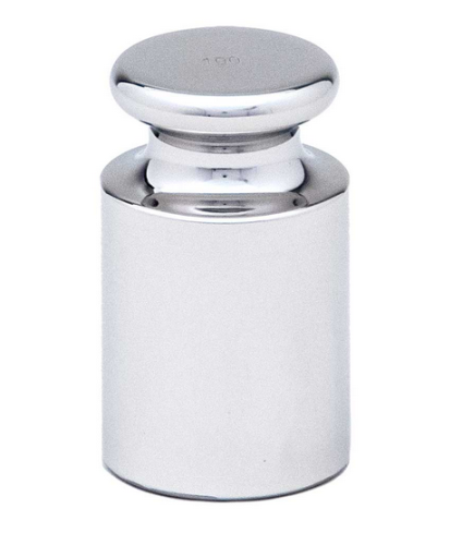 Calibration Weight, 100 g, OIML Class E2, Includes ISO 17025:2017 Certificate of Calibration, Globe Scientific, GB-E2-100G-C