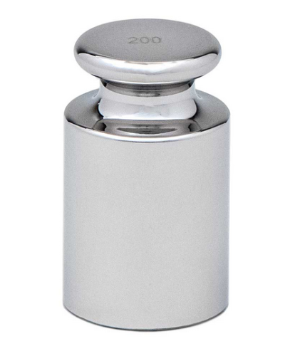 Calibration Weight, 200 g, OIML Class F1, Includes Statement of Accuracy, Globe Scientific, GB-F1-200G