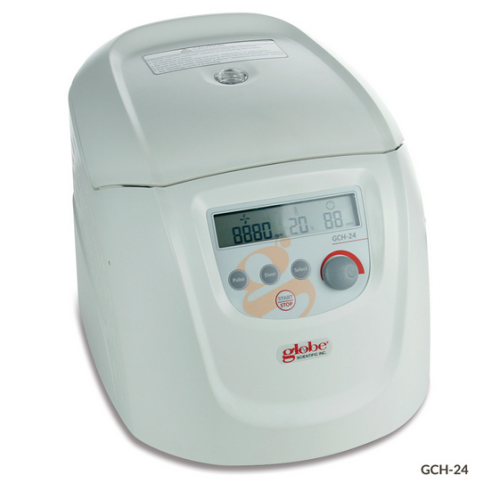 Centrifuge, Hematocrit, 24-Place, 230 V, 50 Hz, EU Plug (includes: 24-Place Hematocrit Rotor Kit with Lid and Reading Disk Lid), Globe Scientific, GCH-24-UK