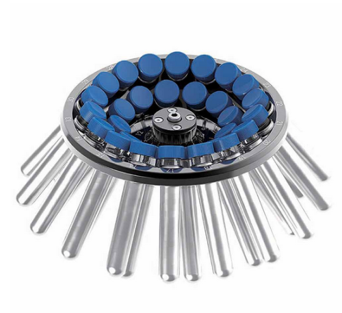 Rotor, for Use with GCC-MP Series Multi-Purpose Clinical Centrifuges, Aluminum Alloy, 4500 rpm Maximum, 30-Place for 15 mL Centrifuge Tubes, Globe Scientific, GCC-MP-15ML