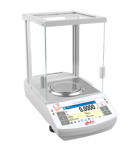 Balance, Analytical, Touchscreen, 160 g x 0.1 mg, Internal Calibration, 100-240 V, 50-60 Hz, Includes ISO/IEC 17025:2017 Calibration Certificate, Globe Scientific, GBT-164C-CT