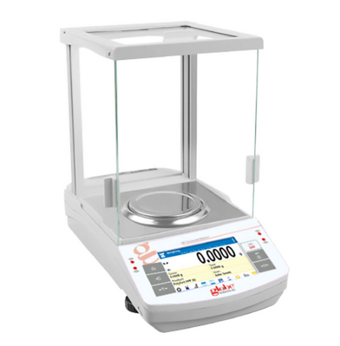 Balance, Analytical, Touchscreen, 520 g x 0.1 mg, Internal Calibration, 100-240 V, 50-60 Hz, Globe Scientific, GBT-524C