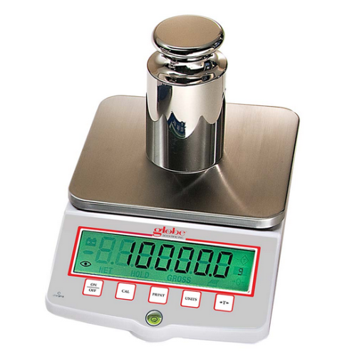 Balance, Toploading, Basic, High Capacity, Portable, 3000 g x 0.1 g, External Calibration, 100-240 V, 50-60 Hz, External Batteries, Globe Scientific, GBBH-3001