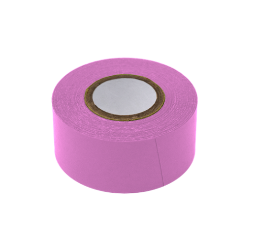 Labeling Tape, 1 in. x 500 in. per Roll, 12 Rolls/CS, Magenta , Globe Scientific, LT-1X500M