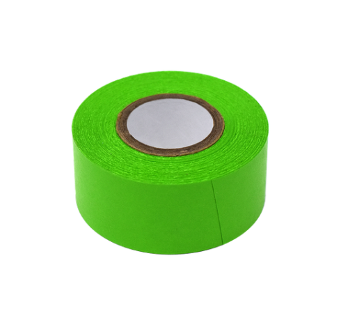 Labeling Tape, 1 in. x 500 in. per Roll, 12 Rolls/CS, Green , Globe Scientific, LT-1X500G