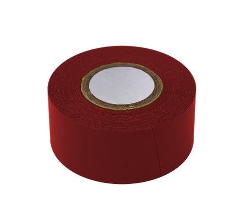 Labeling Tape, 1 in. x 500 in. per Roll, 12 Rolls/CS, Dark Red , Globe Scientific, LT-1X500DKR