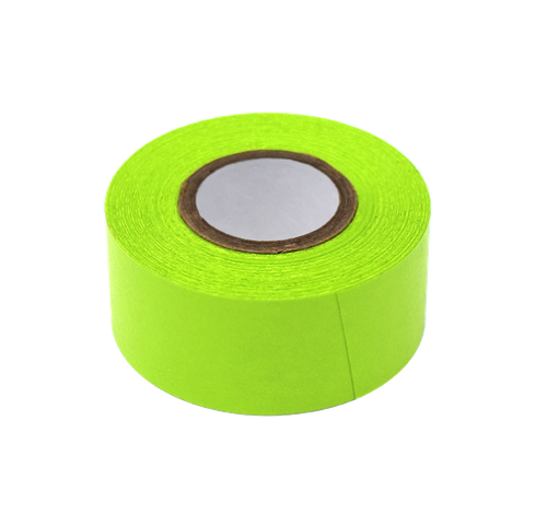 Labeling Tape, 1 in. x 500 in. per Roll, 12 Rolls/CS, Chartreuse , Globe Scientific, LT-1X500CH