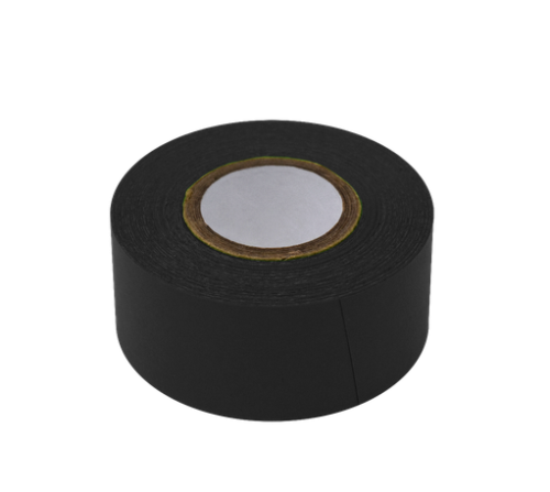 Labeling Tape, 1 in. x 500 in. per Roll, 12 Rolls/CS, Black , Globe Scientific, LT-1X500BK
