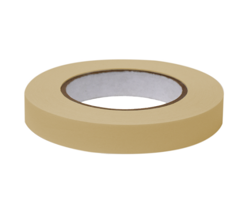 Labeling Tape, 3/4 in. x 60 yd. per Roll, 4 Rolls/Case, Tan , Globe Scientific, LT-075X60T