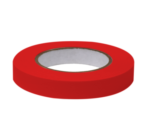 Labeling Tape, 3/4 in. x 60 yd. per Roll, 4 Rolls/Case, Red , Globe Scientific, LT-075X60R