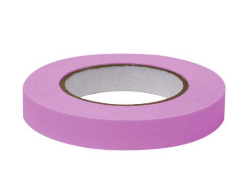 Labeling Tape, 3/4 in. x 60 yd. per Roll, 4 Rolls/Case, Magenta , Globe Scientific, LT-075X60M