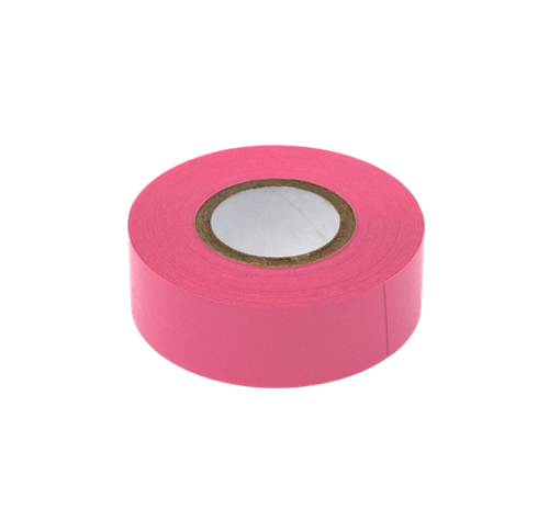 Labeling Tape, 3/4 in. x 500 in. per Roll, 16 Rolls/CS, Rose , Globe Scientific, LT-075X500RS