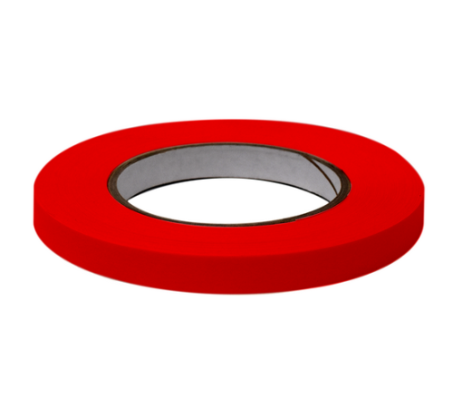 Labeling Tape, 1/2 in. x 60 yd. per Roll, 6 Rolls/Case, Red , Globe Scientific, LT-05X60R