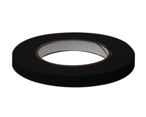 Labeling Tape, 1/2 in. x 60 yd. per Roll, 6 Rolls/Case, Black , Globe Scientific, LT-05X60BK