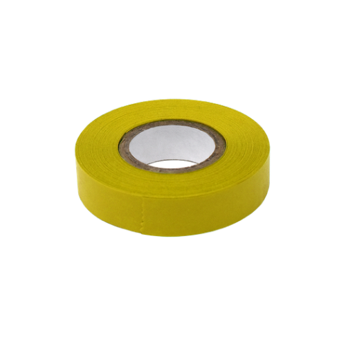 Labeling Tape, 1/2 in. x 500 in. per Roll, 24 Rolls/CS, Yellow, Globe Scientific, LT-05X500Y