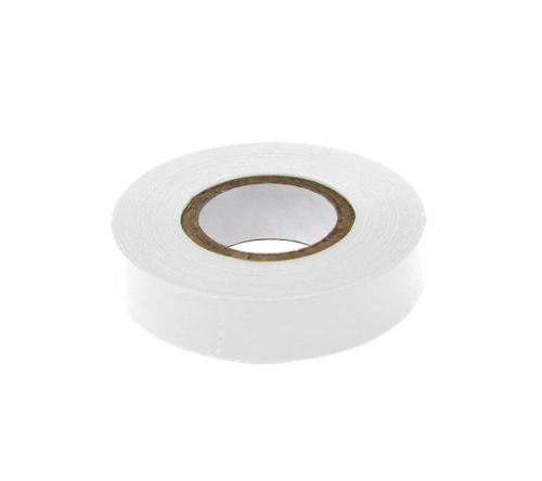 Labeling Tape, 1/2 in. x 500 in. per Roll, 24 Rolls/CS, White, Globe Scientific, LT-05X500W