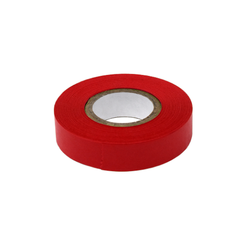 Labeling Tape, 1/2 in. x 500 in. per Roll, 24 Rolls/CS, Red, Globe Scientific, LT-05X500R