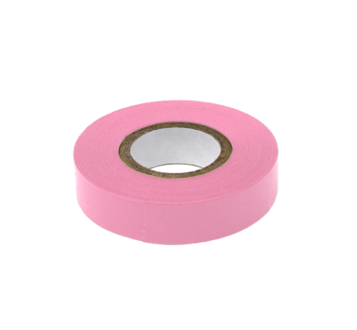 Labeling Tape, 1/2 in. x 500 in. per Roll, 24 Rolls/CS, Pink, Globe Scientific, LT-05X500P
