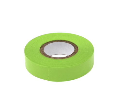 Labeling Tape, 1/2 in. x 500 in. per Roll, 24 Rolls/CS, Lime, Globe Scientific, LT-05X500LM