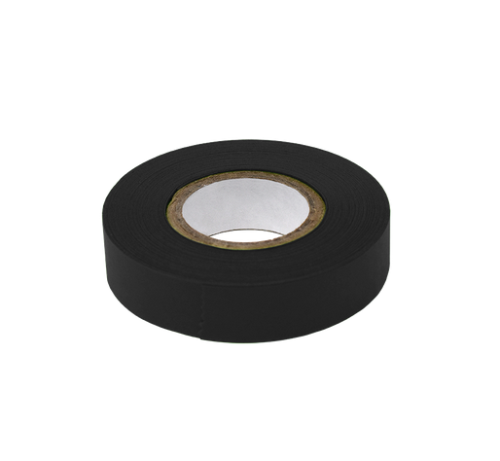 Labeling Tape, 1/2 in. x 500 in. per Roll, 24 Rolls/CS, Black, Globe Scientific, LT-05X500BK