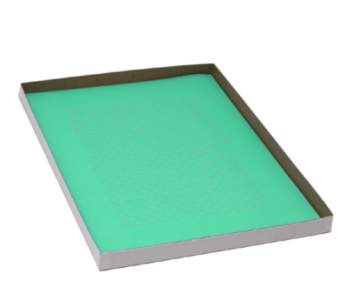 Label Sheets, Cryo, 9.5 mm Dots, for 0.5 - 1.5 mL Tubes, 20 Sheets, 192 Labels per Sheet, Green, 3840/PK, Globe Scientific, LCS-D95G