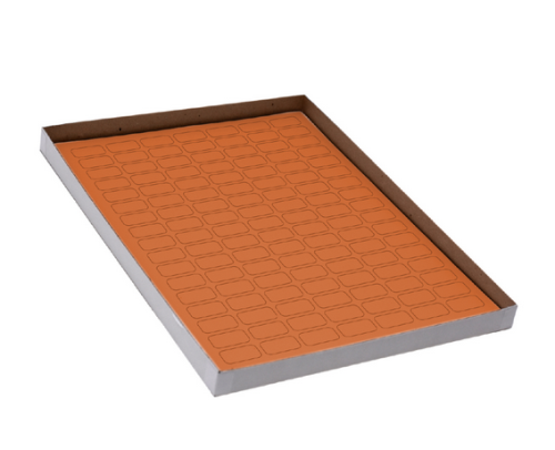 Label Sheets, Cryo, 24 x 13 mm, for 0.5 mL Tubes, 20 Sheets, 119 Labels per Sheet, Orange, 2380/PK, Globe Scientific, LCS-24X13N