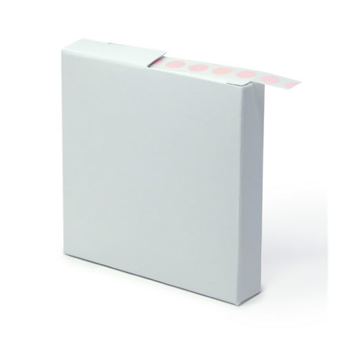 Label Rolls, Cryo, 9.5 mm Dots, for 0.5 - 1.5 mL Tubes, Pink, 1000/PK, Globe Scientific, LCR-95P