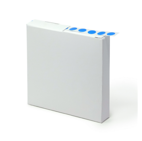 Label Rolls, Cryo, 9.5 mm Dots, for 0.5 - 1.5 mL Tubes, Blue, 1000/PK, Globe Scientific, LCR-95B