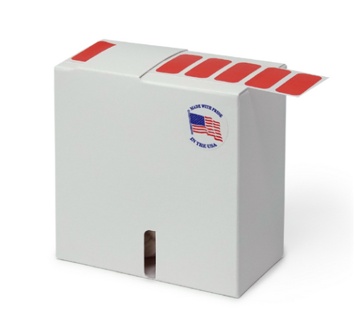 Label Rolls, Cryo, 38 x 19 mm, for General Use, Red, 1000/PK, Globe Scientific, LCR-38X19R