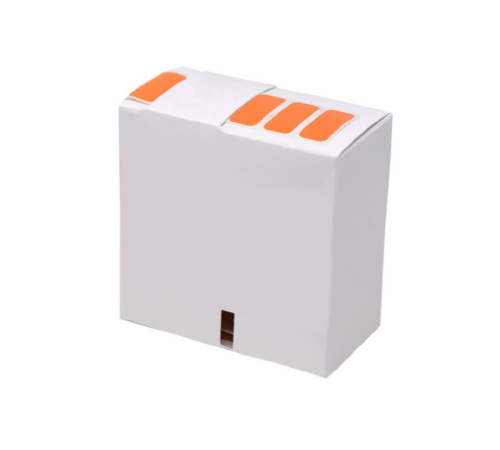 Label Rolls, Cryo, 33 x 13 mm, for 1.5 - 2 mL Tubes, Orange, 1000/PK, Globe Scientific, LCR-33X13N